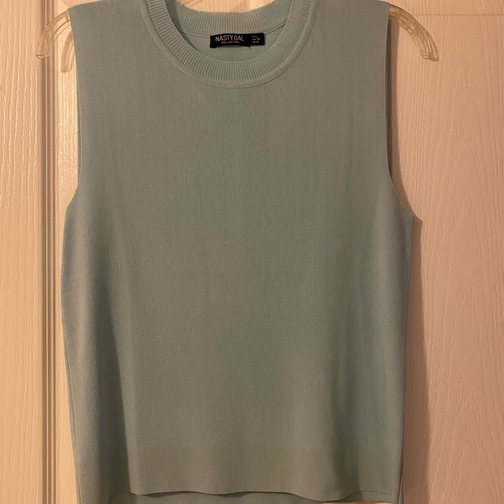 Light Blue Sleeveless Top